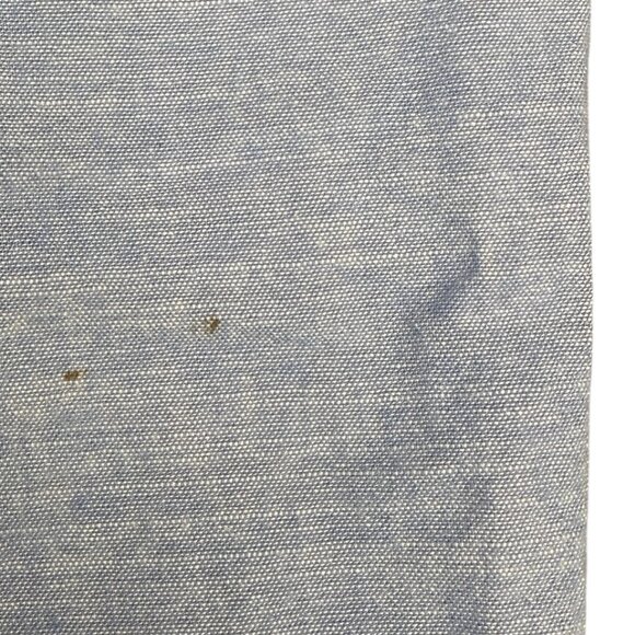 Women's TALBOTS Relaxed Chino Straight Ankle Pant Chambray | Size 12P - Picture 8 of 8